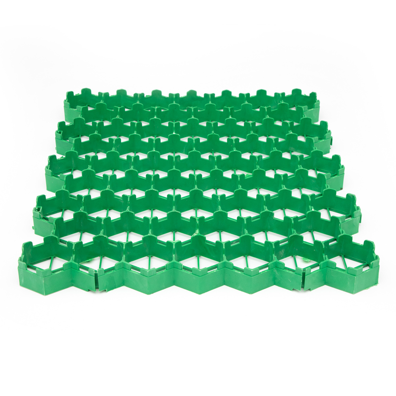 Forte ricarica di prato rinforzo di plastica griglia di erba nido di miele per la protezione dell'erba parcheggio