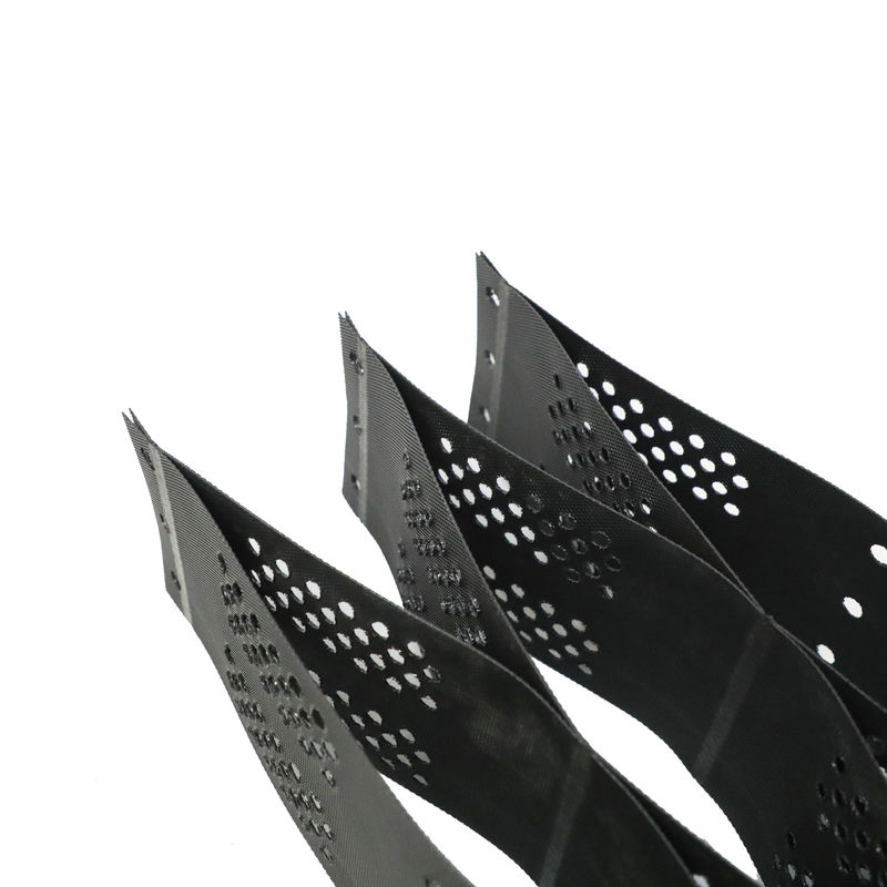 Griglia geoassiale monoassiale in poliestere ad alta resistenza per rinforzo del suolo, supporto geocell e varie applicazioni di ingegneria civile