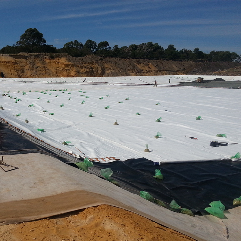 Geotessuto in tessuto non tessuto spunbond Pet/PP per serbatoi, laghi artificiali, bacini di stoccaggio, discariche, filtrazione, isolamento