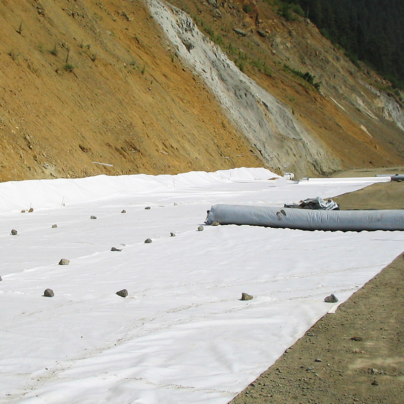 Geotessuto in tessuto non tessuto spunbond Pet/PP per serbatoi, laghi artificiali, bacini di stoccaggio, discariche, filtrazione, isolamento
