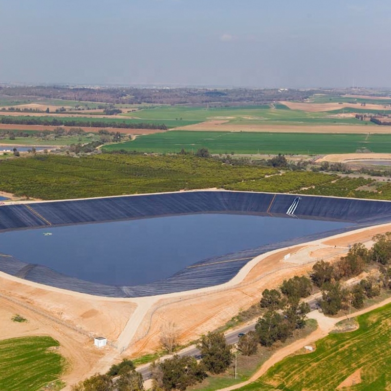 Membrana impermeabile in HDPE per acquacoltura, allevamenti ittici, laghetti, dighe, piscine e applicazioni di contenimento idrico
