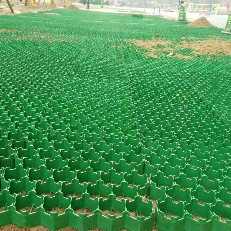 Griglia di pavimentazione per erba HDPE per rinforzo del terreno permeabile, viali, parcheggi, paesaggi e stabilizzazione del prato