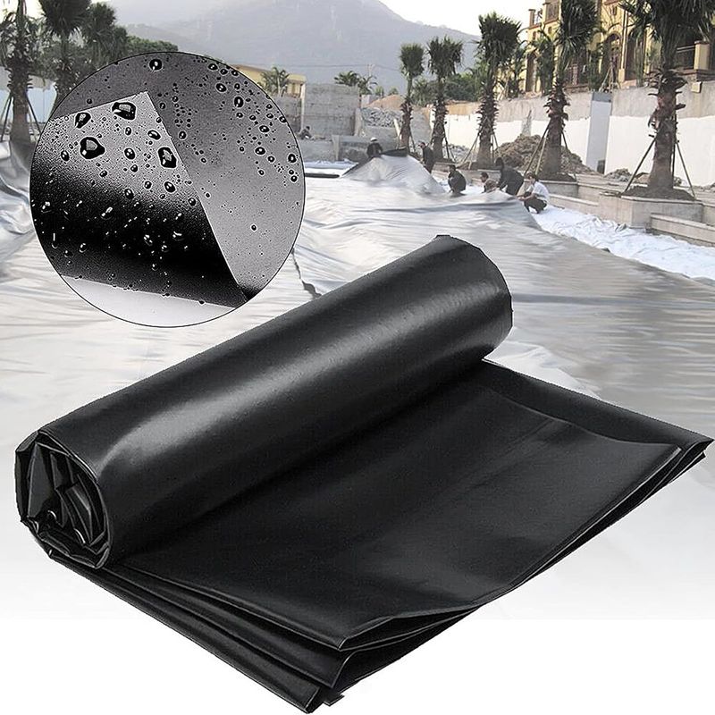 HDPE Geomembrane Pond Liner 0.1 - 5mm thickness Geomembrane Pond Liner Fish Farm Dam Liner HDPE Geomembrane Pond Liner
