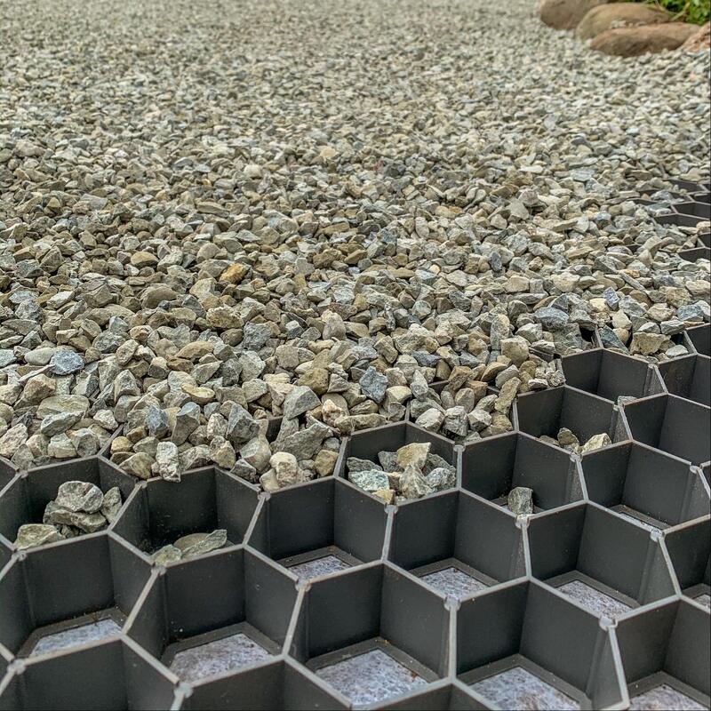 Griglia in plastica HDPE per erba per pavimentazione erbosa, parcheggi, controllo dell'erosione del pendio, stabilizzazione del suolo, pavimentazione in ghiaia e paesaggistica