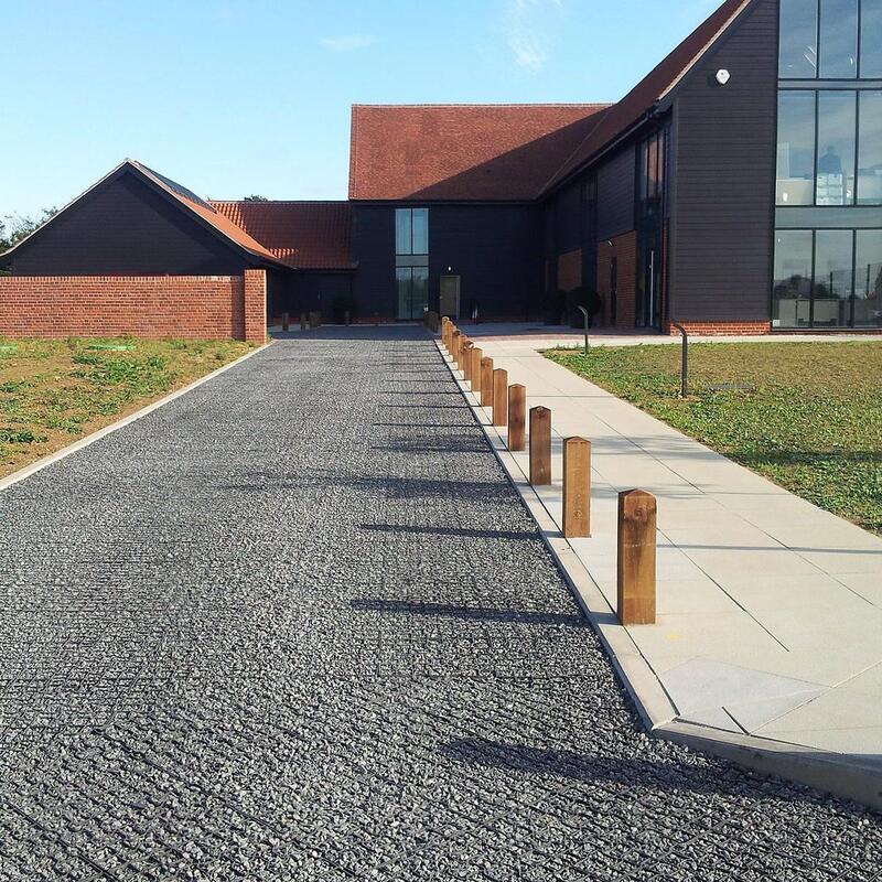 Griglia in plastica HDPE per erba per pavimentazione erbosa, parcheggi, controllo dell'erosione del pendio, stabilizzazione del suolo, pavimentazione in ghiaia e paesaggistica